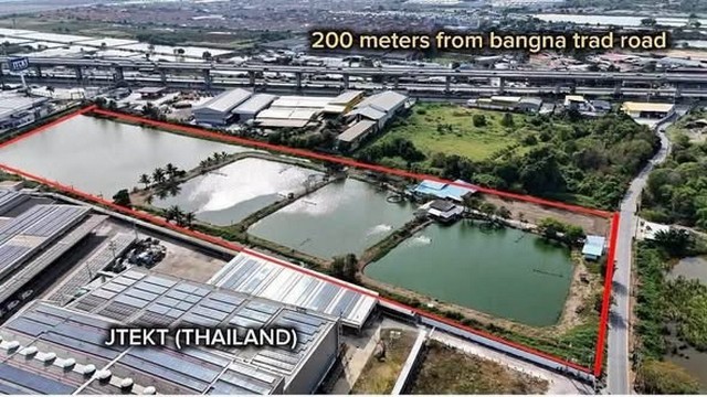ขายที่ดิน 25 ไร่ ผังสีส้ม บางวัว บางประกง จ.ฉะเชิงเทรา