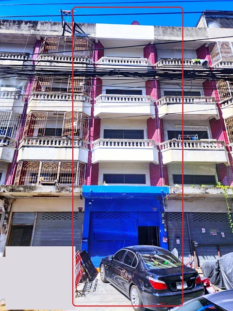 ให้เช่าอาคาร 4.5ชั้น BTSอ่อนนุช 1กม. อ่อนนุช4-12 สุขุมวิท81 มี2 7-11 ในซอย 30ม. และ100ม. แอร์3 ทาสีใหม่