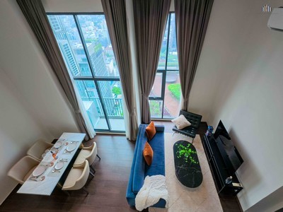 วิวสวน+เมือง Exclusive ห้องเดียวในโครงการ!! ขายคอนโด ซี เอกมัย (C Ekkamai) Loft Studio ห้องมุม เพดานสูง 4.5 เมตร 2 ห้องนอน 68 ตร.ม.