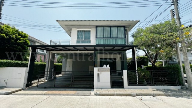 ขายด่วน บ้านเดี่ยว ฮาบิเทีย บอนด์ ราชพฤกษ์ ปทุมธานี หลังมุม พร้อมอยู่