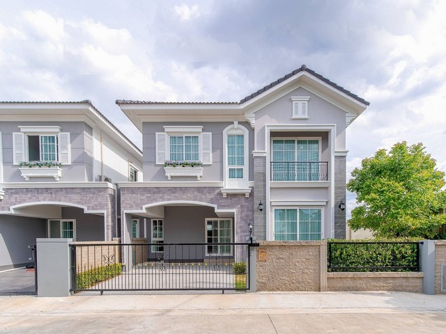 รหัสC7231 ให้เช่าบ้านเดี่ยวหลังใหม่ หมู่บ้านเพรสทีจ ฟิวเจอร์-รังสิต บ้านตกแต่งสวยพร้อมอยู่