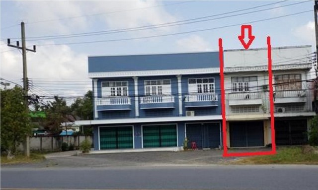 ขายอาคารพาณิชย์ 2 ชั้น ถ.เพชรเกษม(42) กม.30+500 ต.นาทวี อ.นาทวี จ.สงขลา