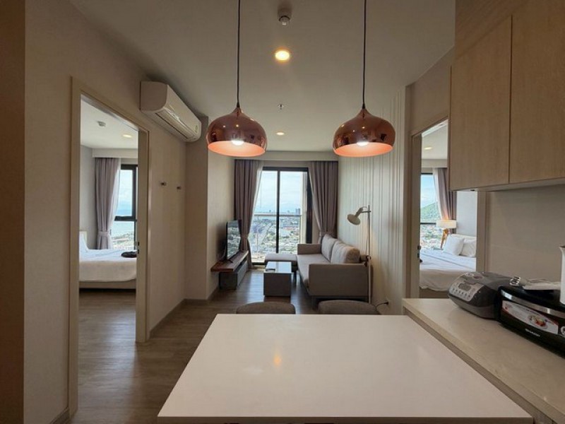คอนโดศรีราชาให้เช่า KEEN Condo ชั้นสูง วิวทะเล Luxury พร้อมสิ่งอำนวยความสะดวก TP-C2395
