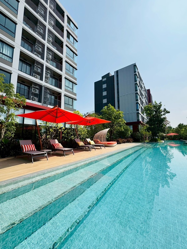 Dcondo Vivid Rangsit ใกล้ ม.กรุงเทพ พร้อมอยู่ Fully Furnished แต่งครบ โทร 065-4496399