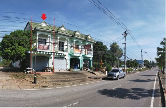 ขายอาคารพาณิชย์ ถ.สายสุราษฎร์ธานี-ตะกั่วป่า ต.เขาวง อ.บ้านตาขุน จ.สุราษฎร์ธานี
