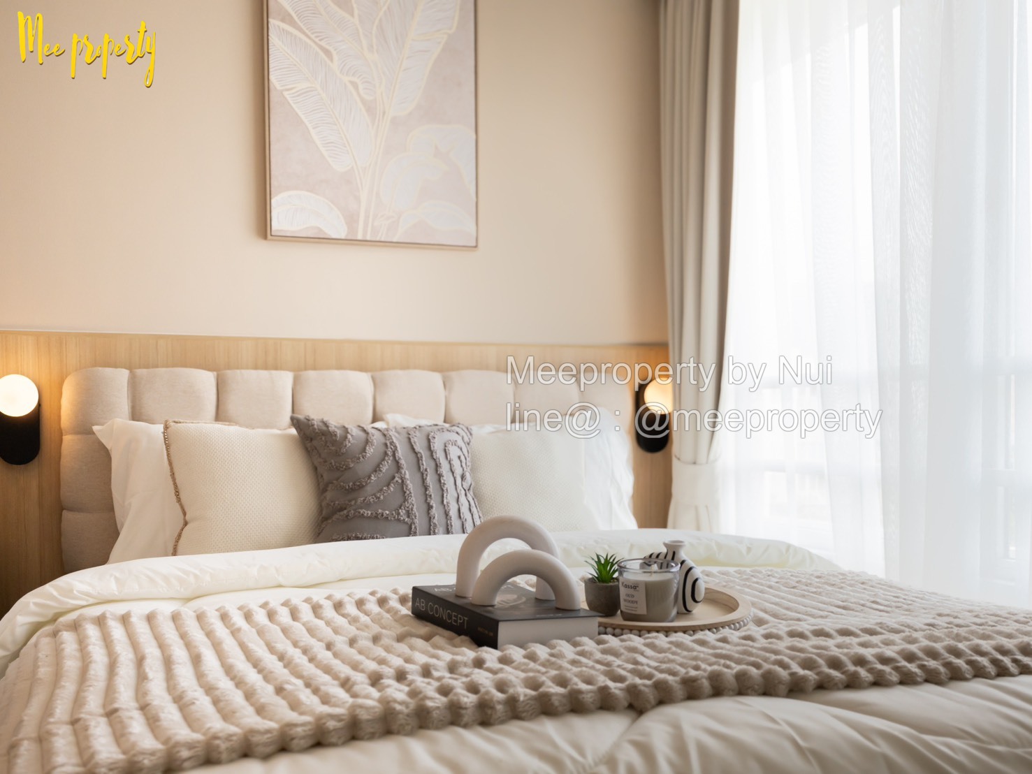#ขายคอนโดพร้อมอยู่ ไอเฮาส์ พระราม 9 (I-House Rama 9) Studio 27 ตร.ม. ใกล้โรงพยาบาลปิยะเวช พระราม 9 ห้องรีโนเวทใหม่ สวย พร้อมอยู่ ME-257