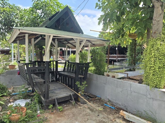 ให้เช่า เป็นบ้านชั้นเดียว บ้านในสวน(บางปลารีสอร์ท) ต.บางปลา อ.บางเลน จ.นครปฐม