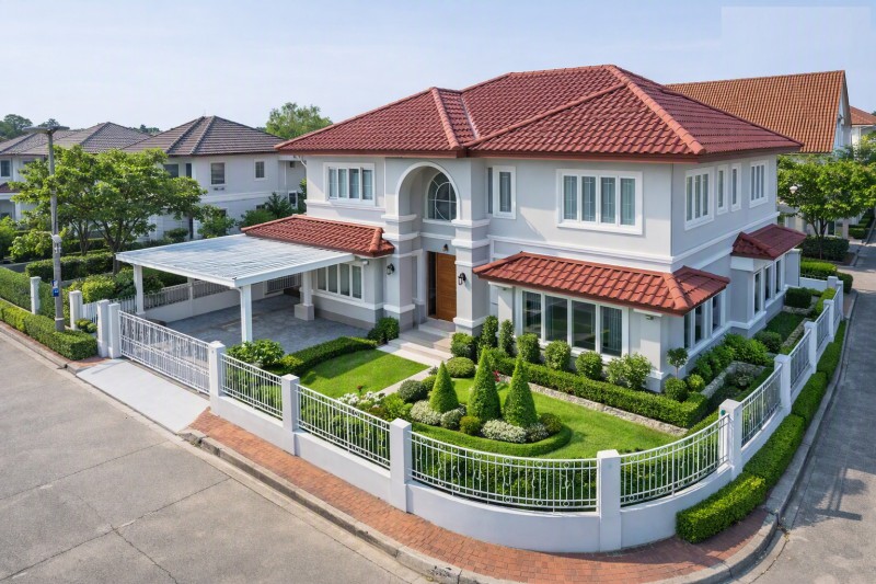 รามอินทรา-วัชรพล สุขาภิบาล 5 ซ.26-32 คฤหาสน์หรูหัวมุมบ้าน 2 ชั้น 4-5นอน ลดจาก120,000 เหลือ 48,999B-M 3 น้ำ 91ตร.ว. พร้อมเฟอร์ฯบิวท์อิน