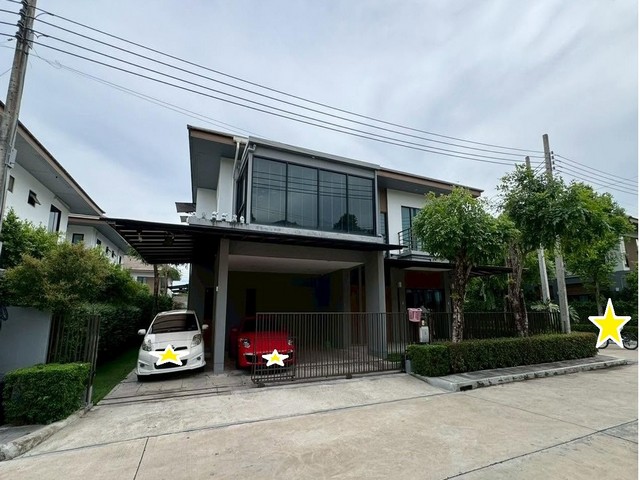 ให้เช่าบ้านเดี่ยว 2 ชั้นแปลงมุม 64 ตรว. 4 ห้องนอน บ้านลุมพินี สวนหลวง ถนนเฉลิมพระเกียรติ ร.9