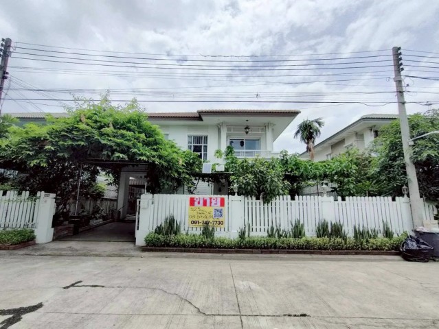 ขายบ้านเดี่ยว 2 ชั้น 52 วา ทำเลทอง หน้าสวนสาธารณะโครงการ พฤกษาวิลเลจ 16 (Pruksa Village 16) เอกชัย-สมุทรสาคร