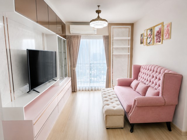 65ตร.ม. ชั้น20 ห้องมุม .MRTรฟม. 600ม. คอนโด 2นอน Supalai Veranda Rama 9 2น้ำ วิวเมืองสวย พร้อมเฟอร์ฯ